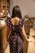 Robe à pois volants