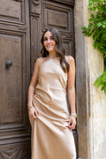 Robe satinée