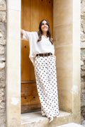 Pantalon à pois