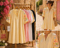 Robe courte bohème
