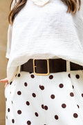 Pantalon à pois