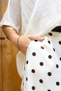 Pantalon à pois