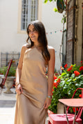 Robe satinée